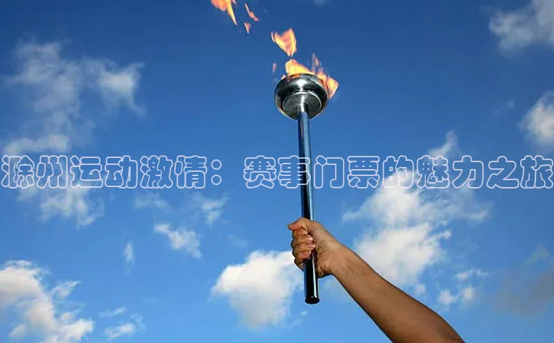 滁州运动激情：赛事门票的魅力之旅